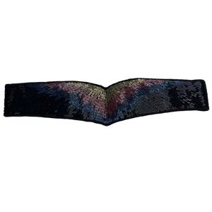 Vintage Saks Fifth Avenue Multicolor Glass Beaded Statement Wide Belt Showgirl‎ Saks Fifth Avenue | Accessories | Vintage Saks Fifth Avenue  main image 4